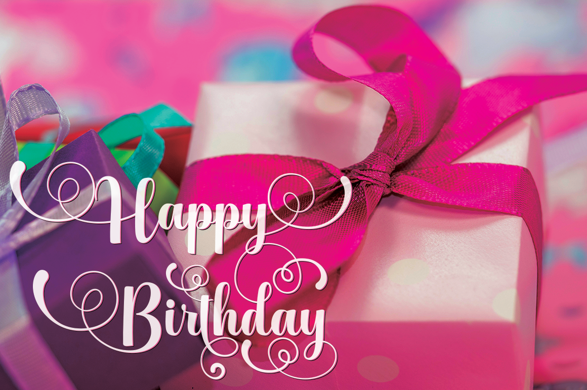Birthday Cake Font preview image 3