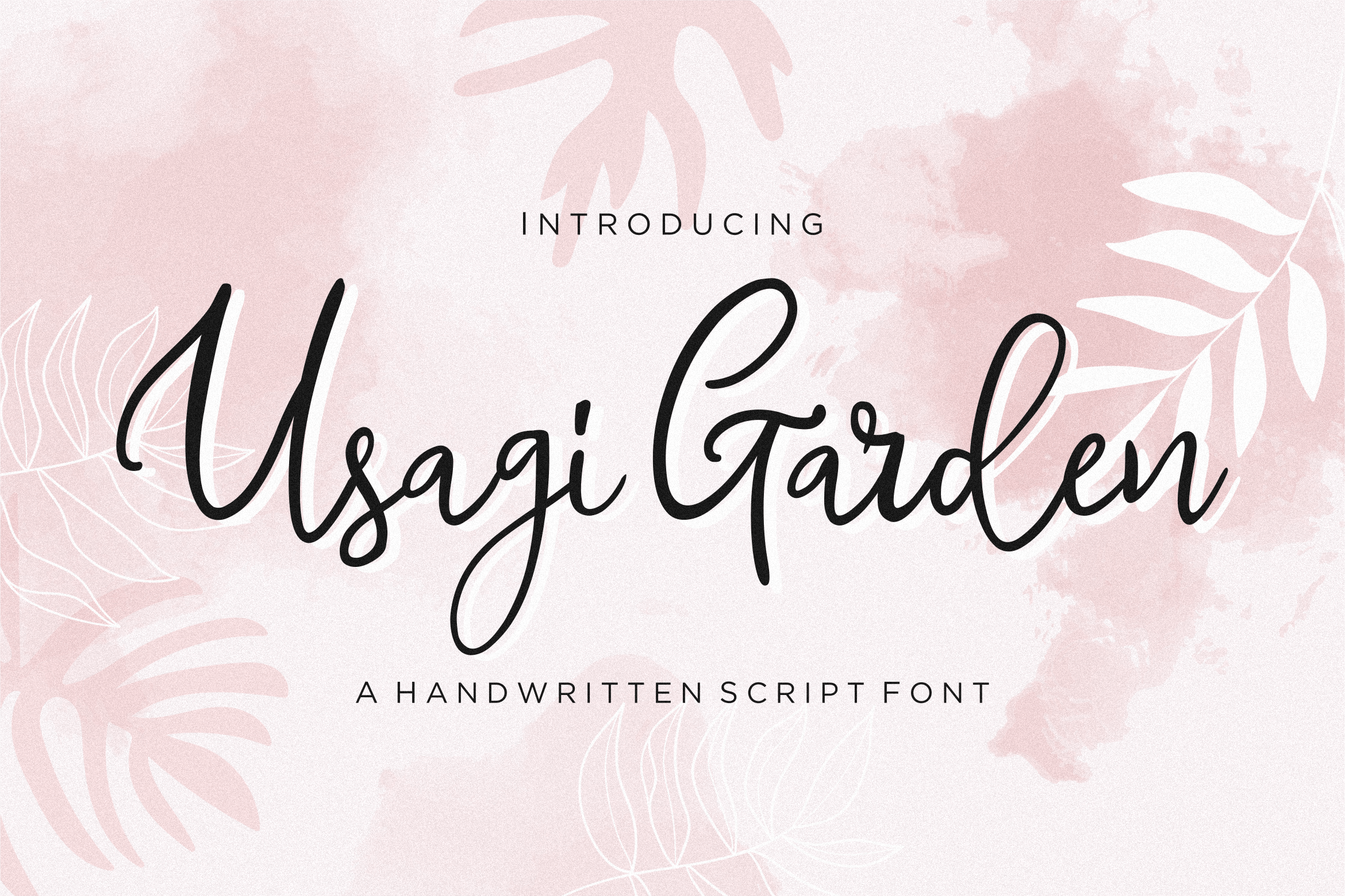 Usagi Garden Script Font