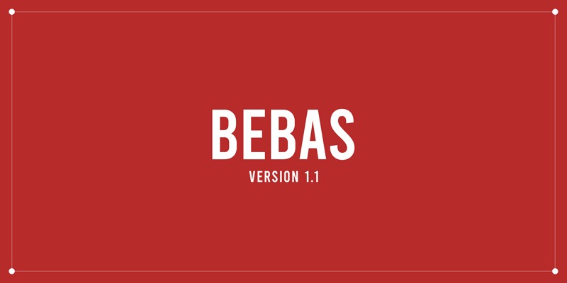 Bebas Sans Serif Font