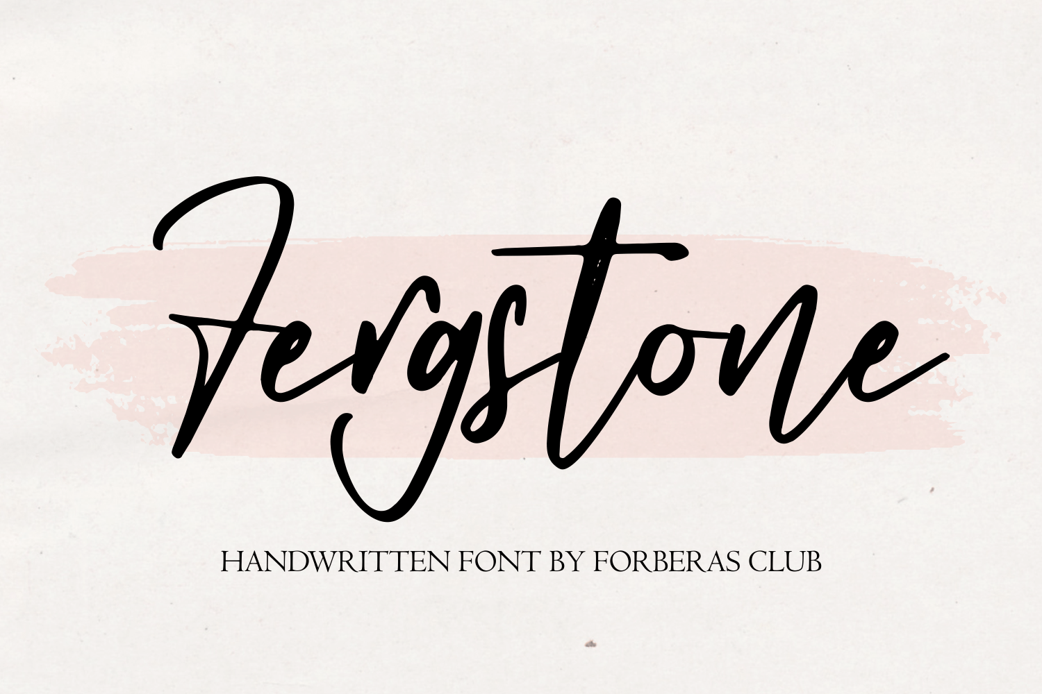 Fergstone Script Font