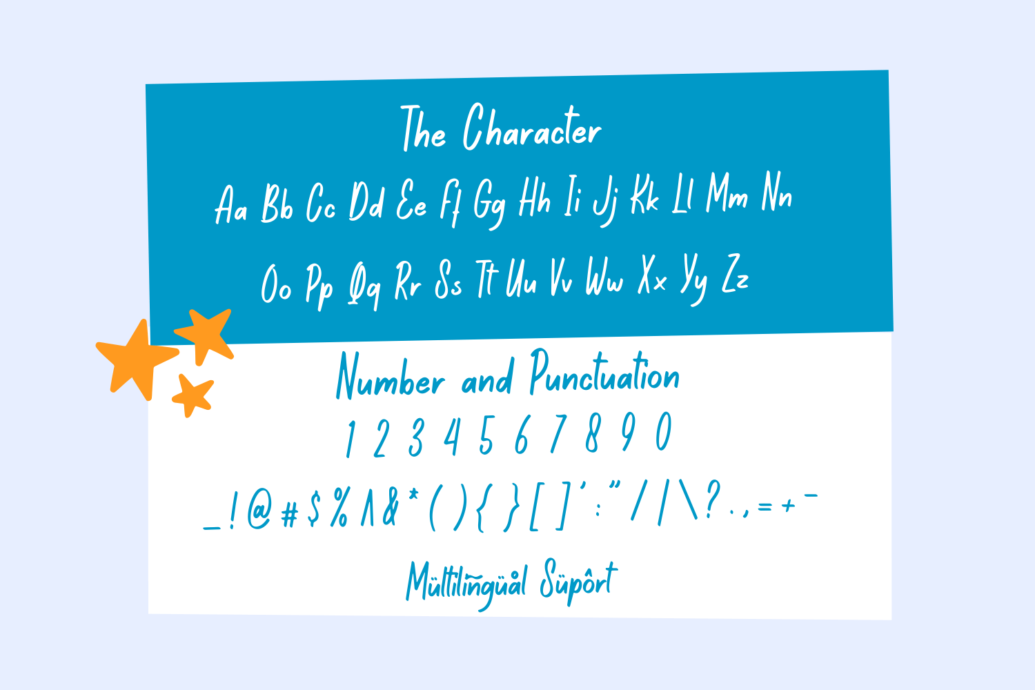 Kate Blues Font preview image 4