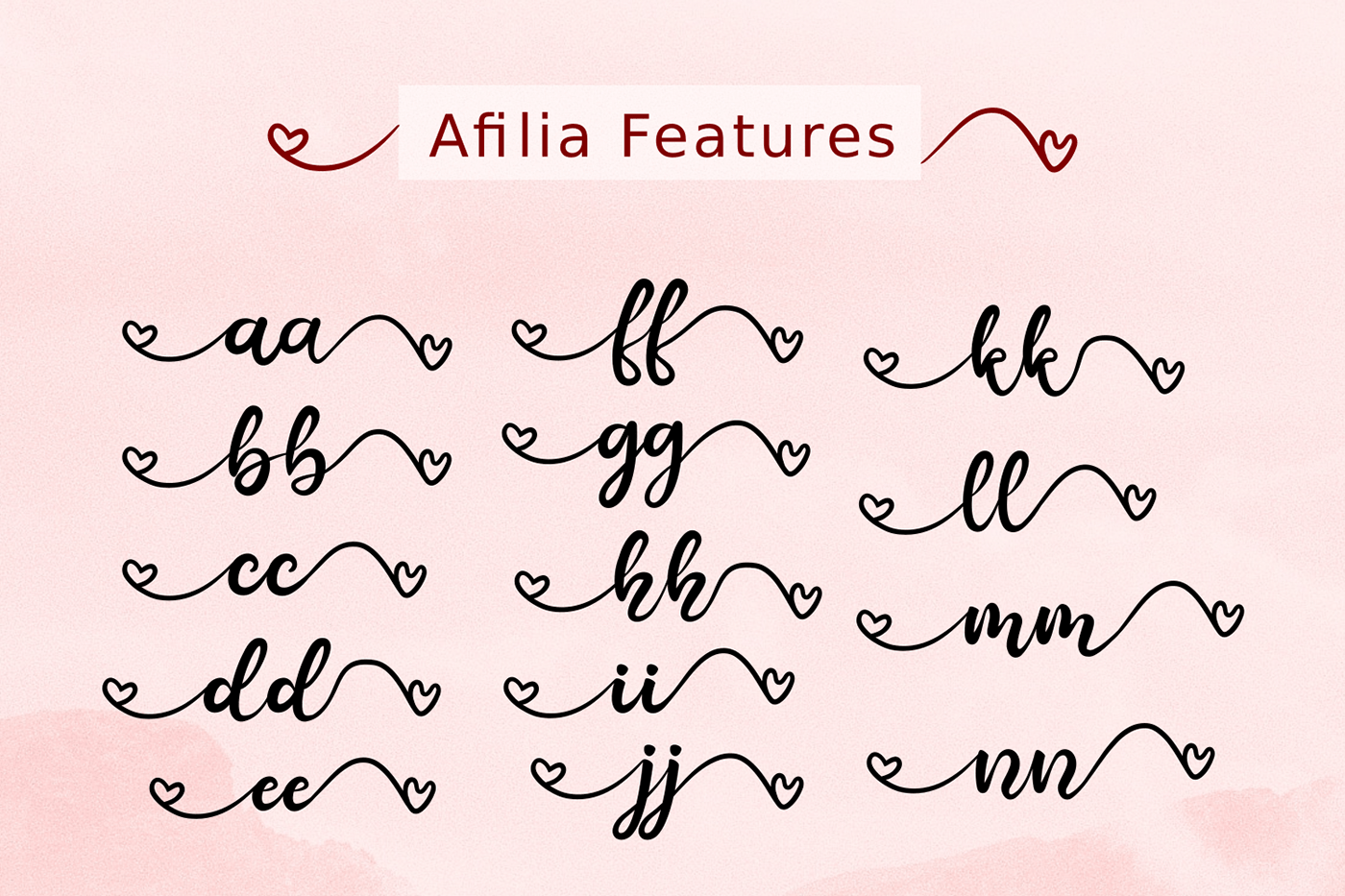 Afilia Script Font preview image 4