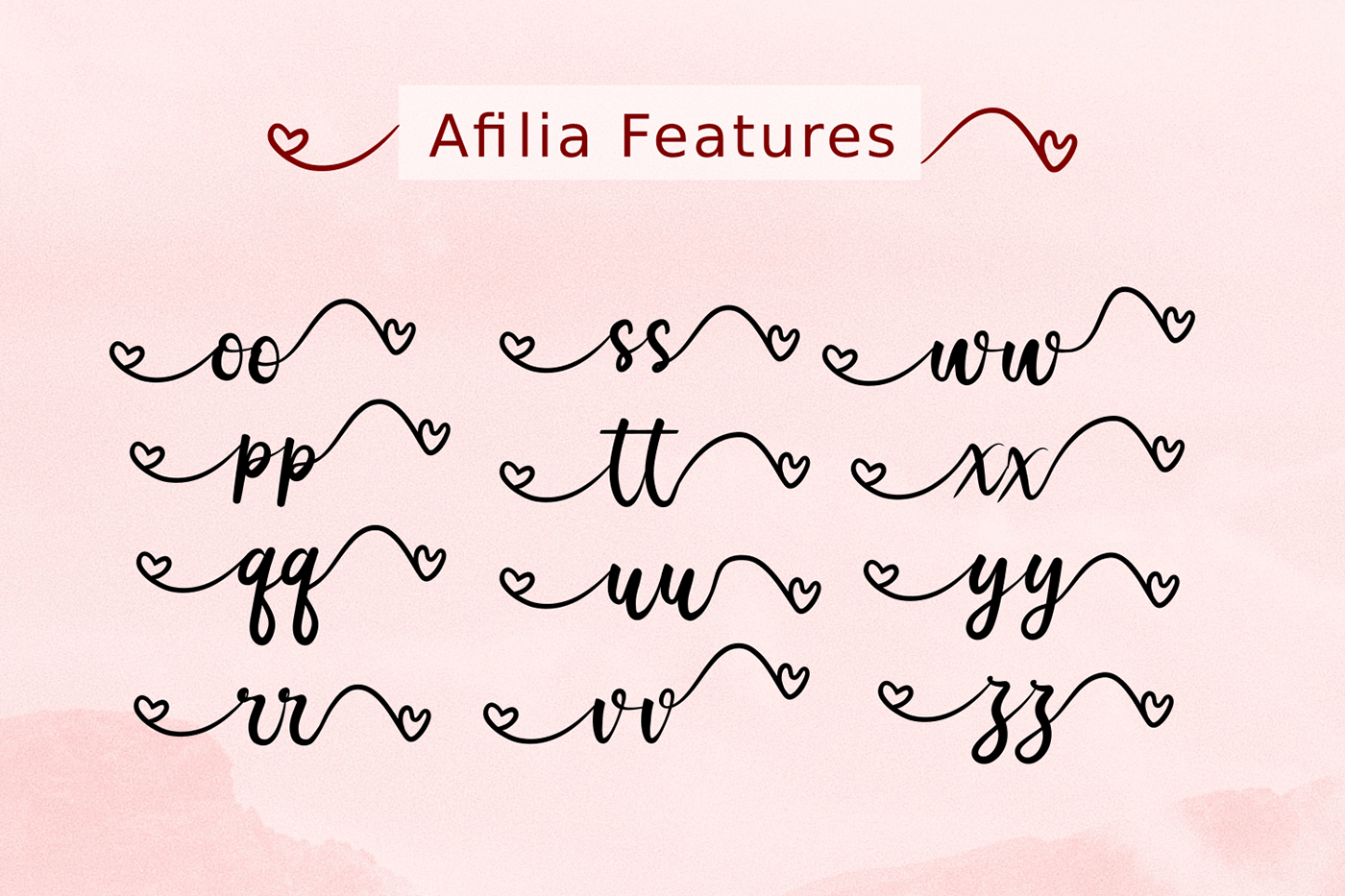 Afilia Script Font preview image 5