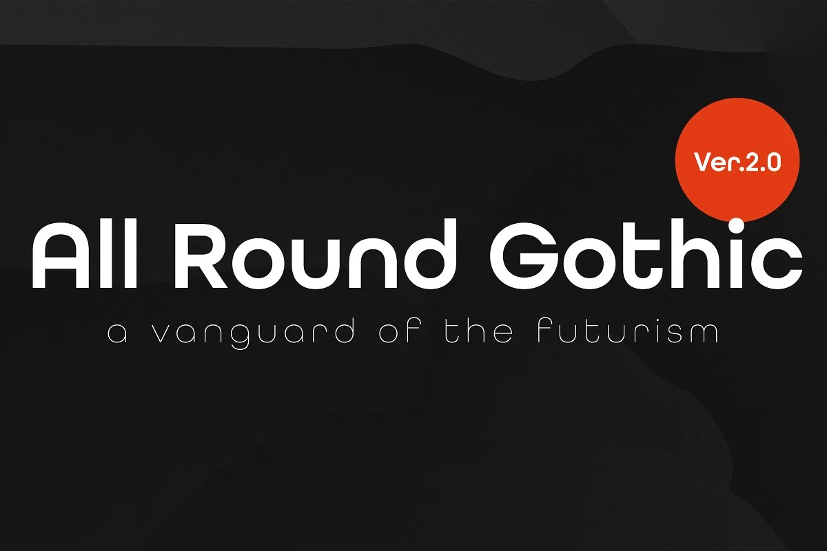 All Round Gothic Font Family preview image 1