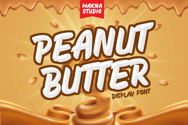 Peanut Butter display font