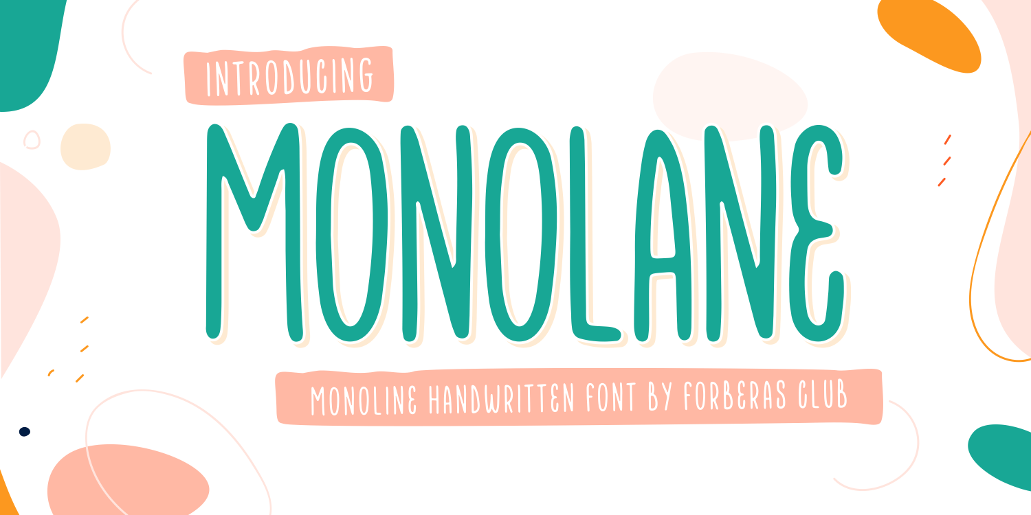 Monolane Display Font