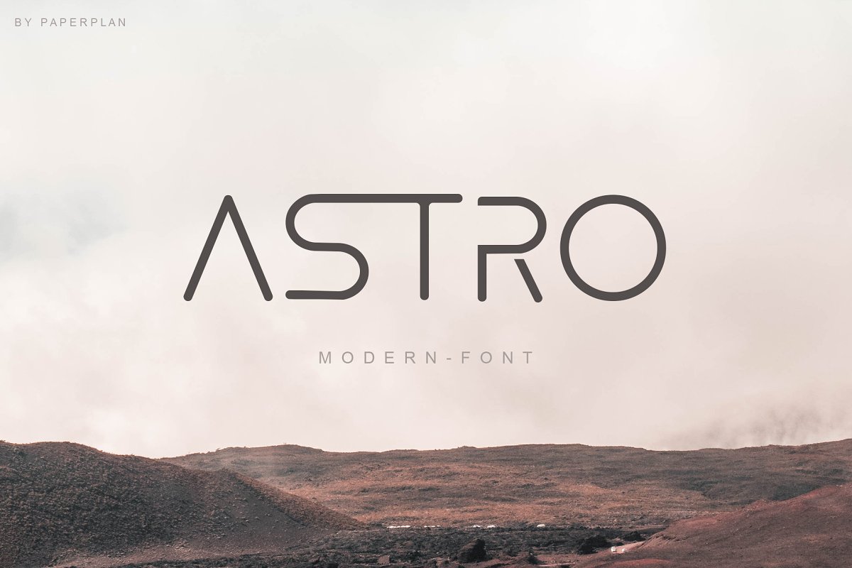 Astro Display Font
