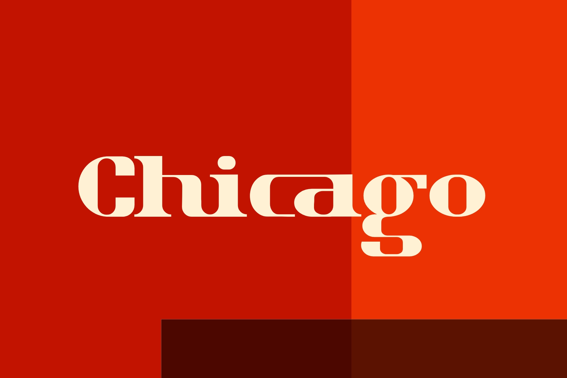 Chicago Serif Typeface