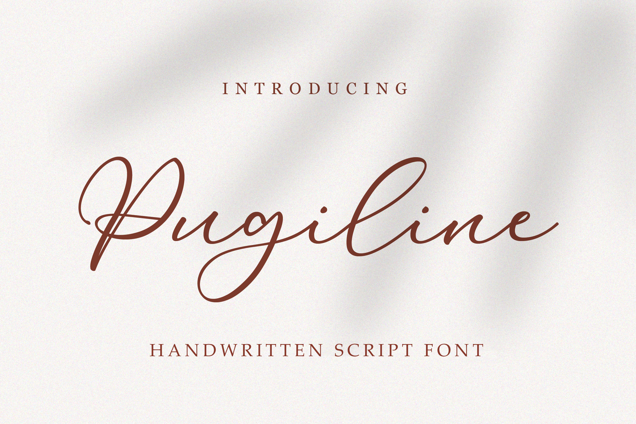 Pugiline Script Font
