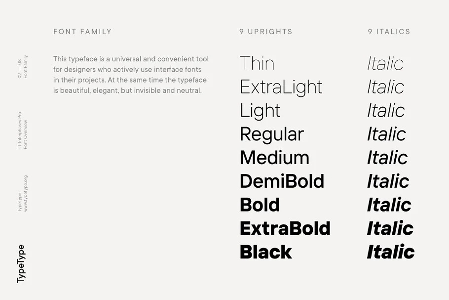 TT Interphases Pro Font Family preview image 2