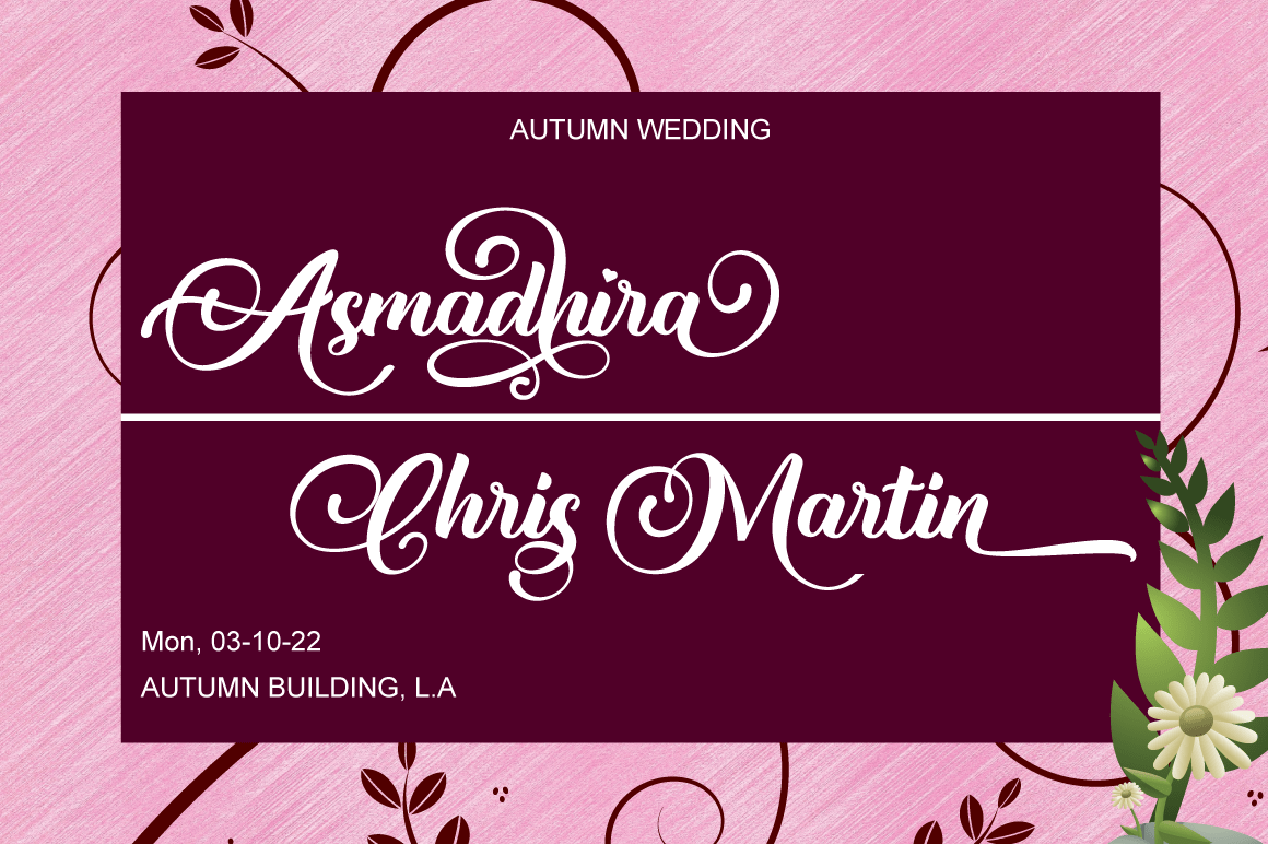 Miracles Autumn Font preview image 4