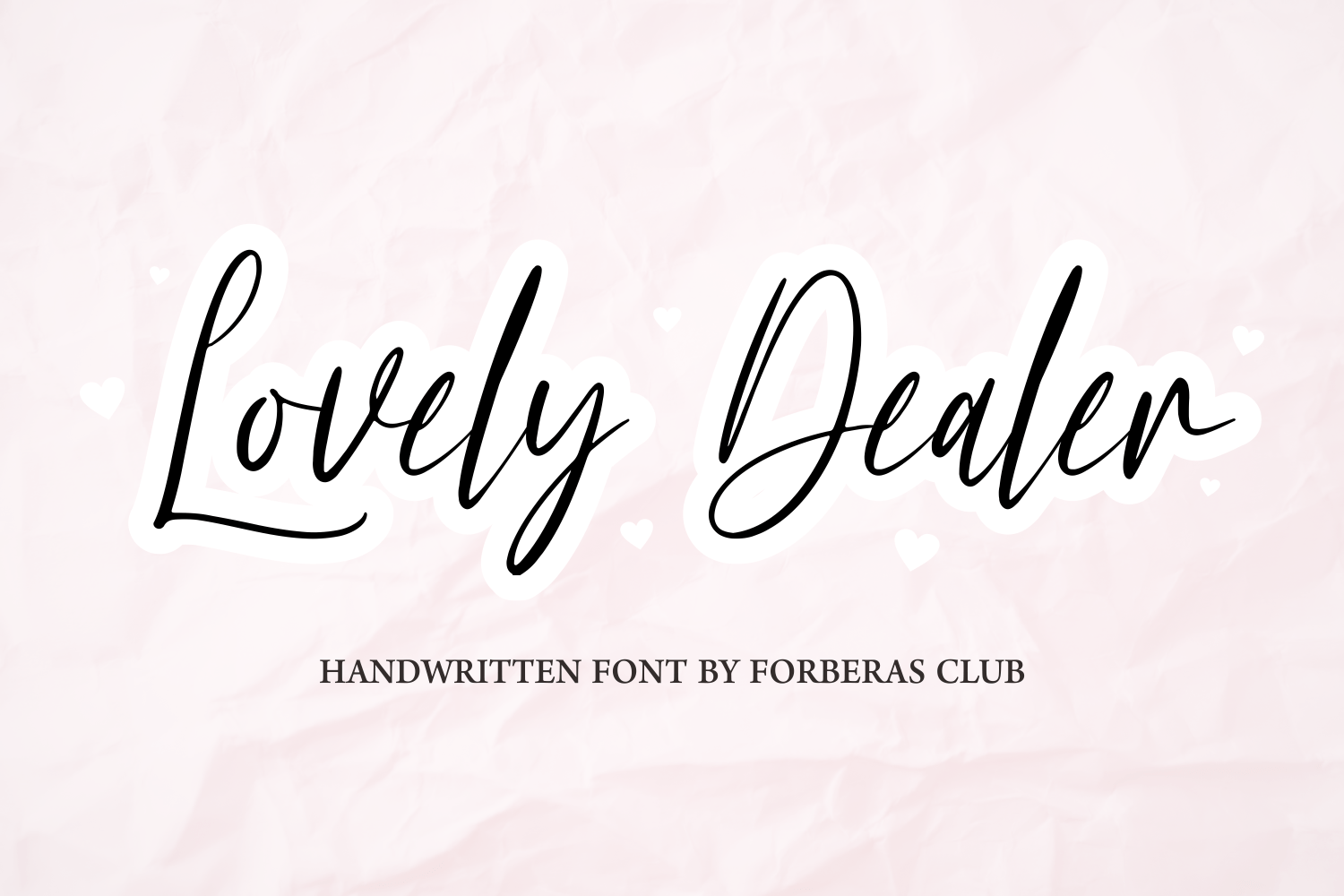 Lovely Dealer Script Font