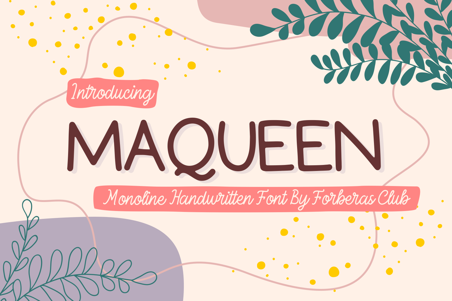 Maqueen Display Font