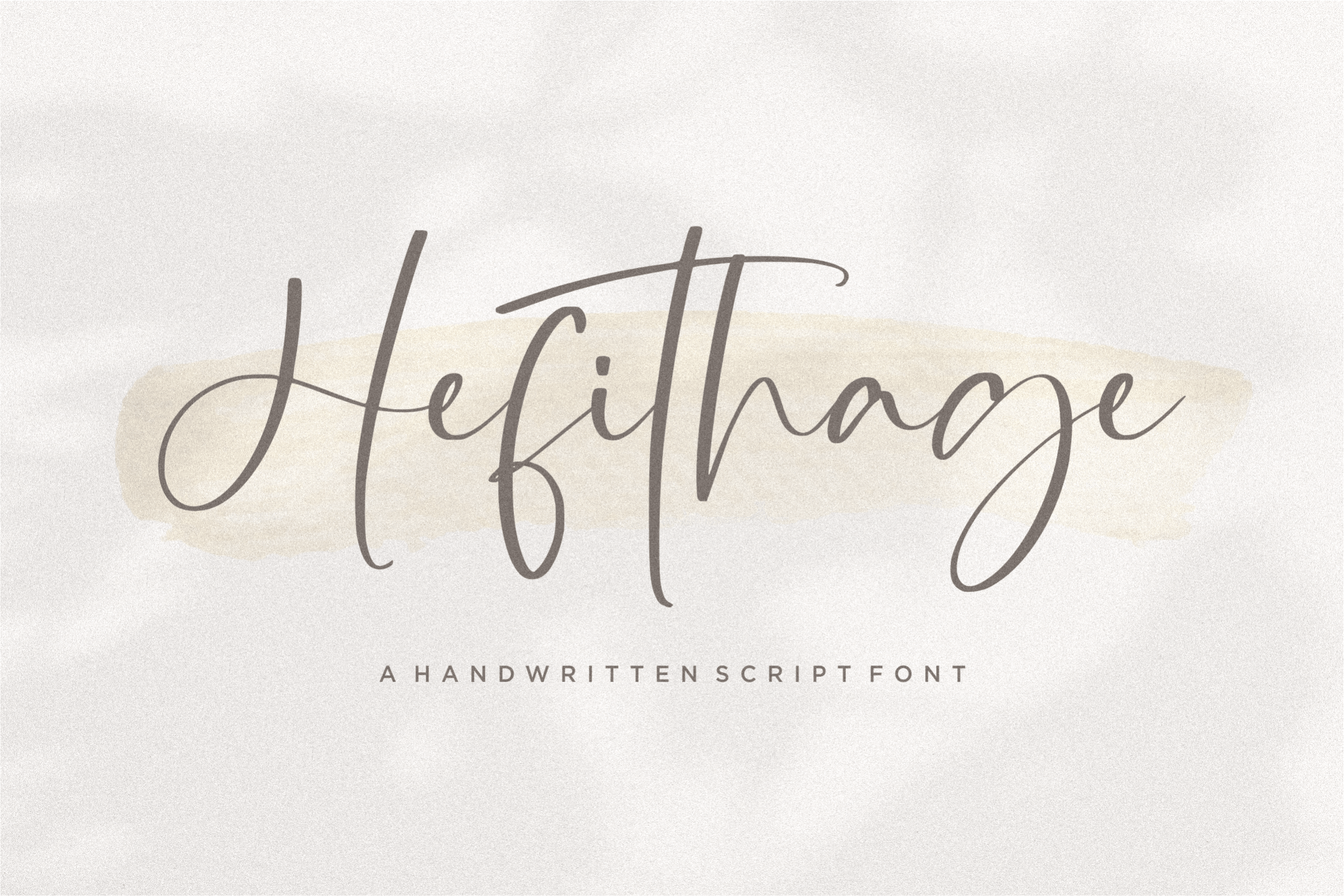 Hefithage Script Font