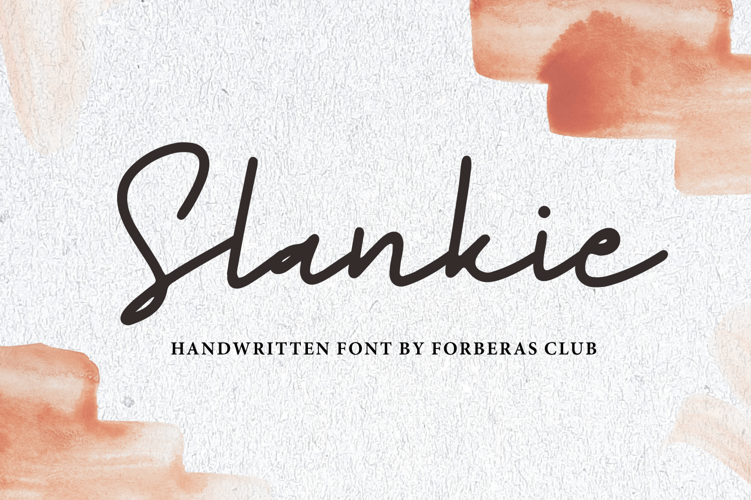 Slankie Handwritten Font