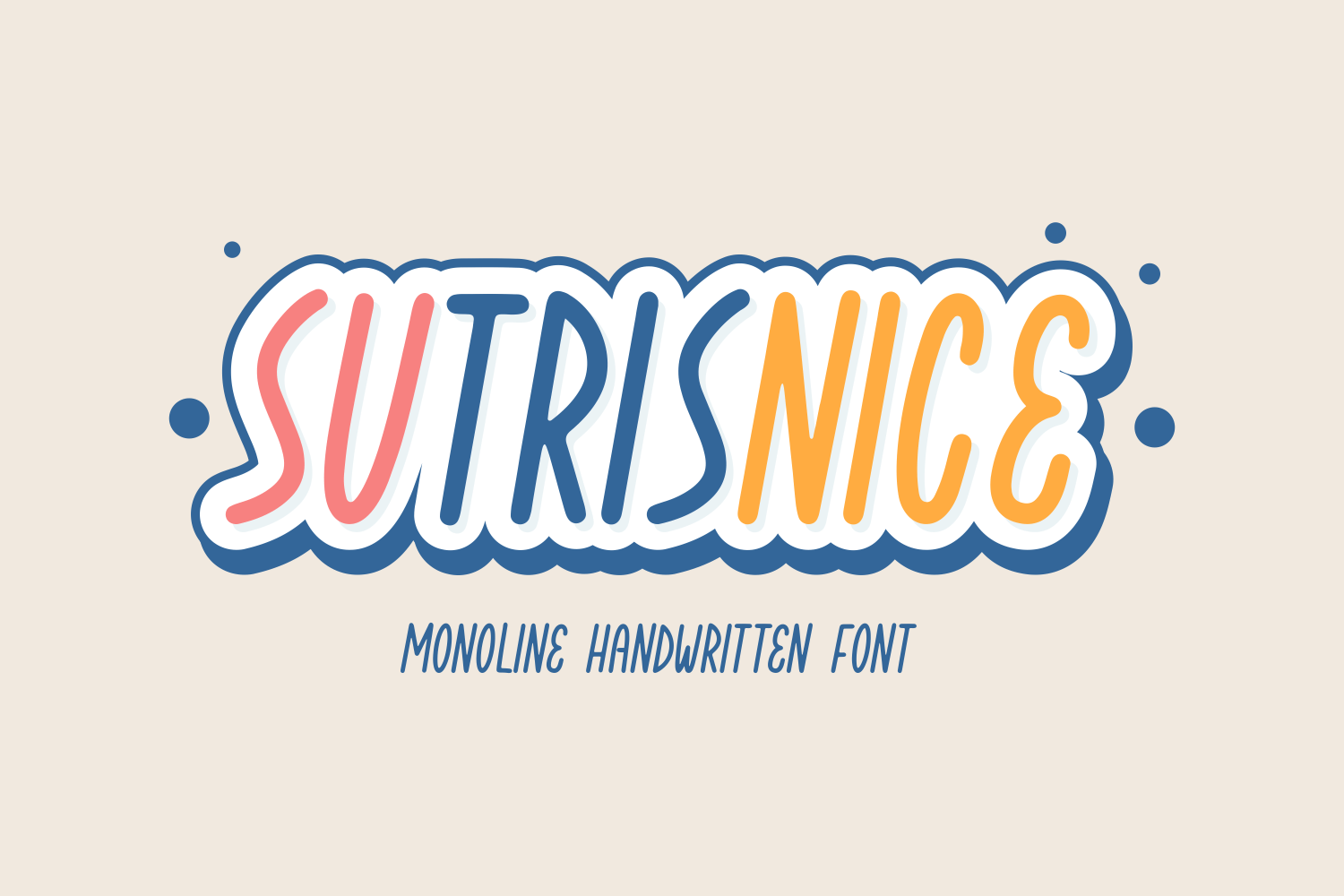 Sutrisnice Display Font