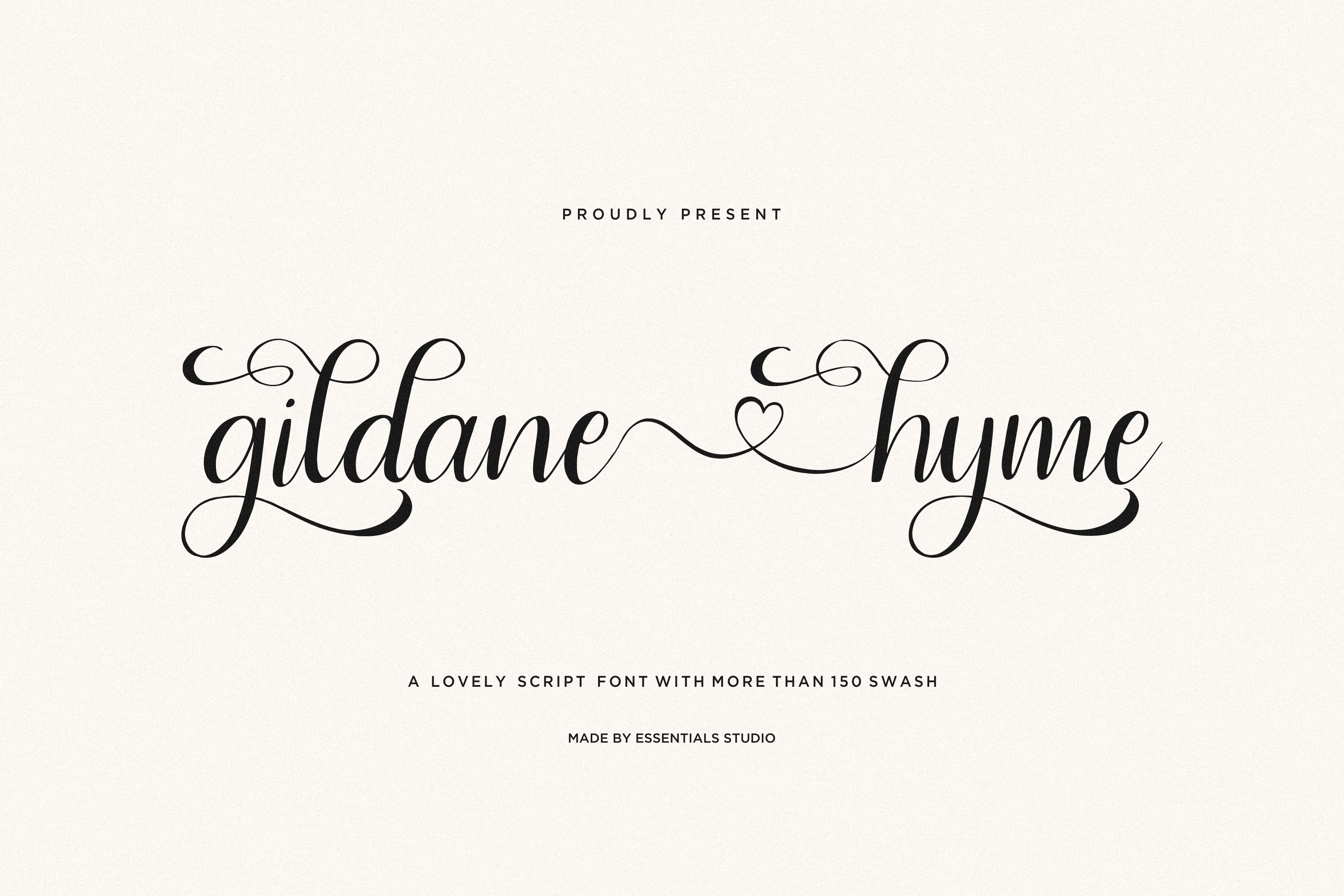Gildane Hyme Script Font