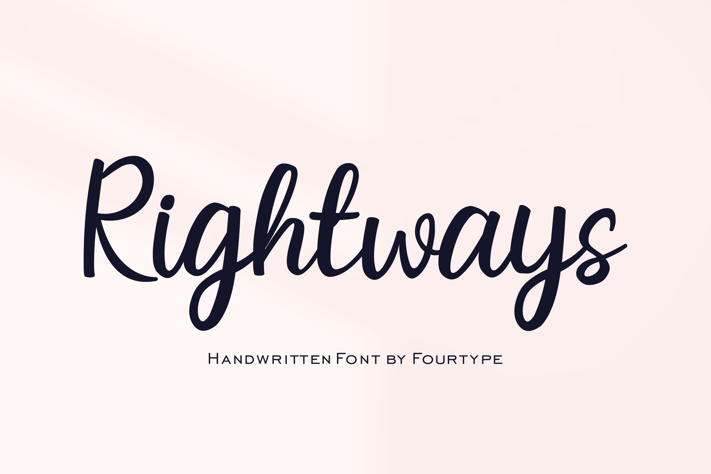 Rightways Handwritten Font