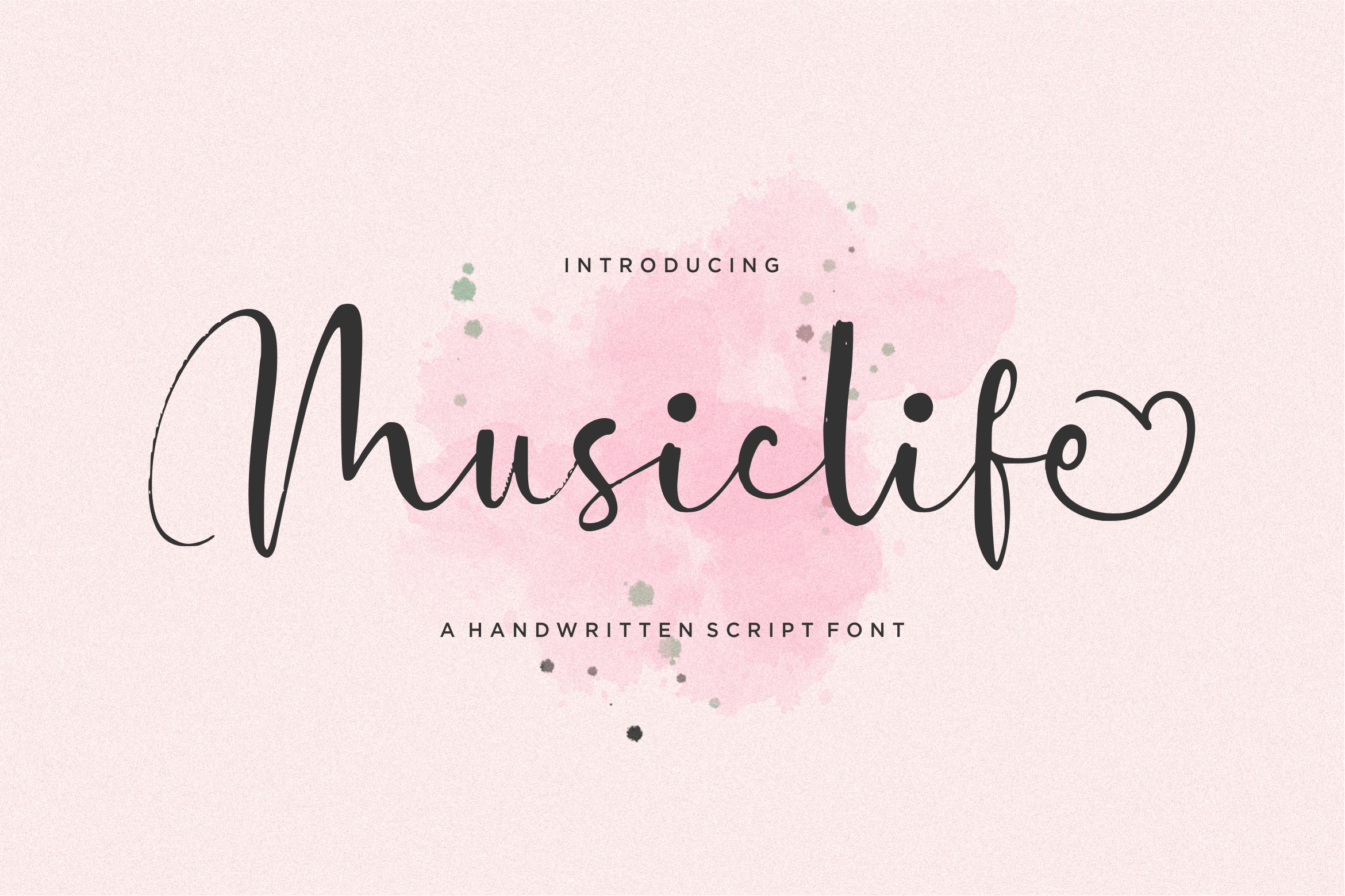 Musiclife Calligraphy Font