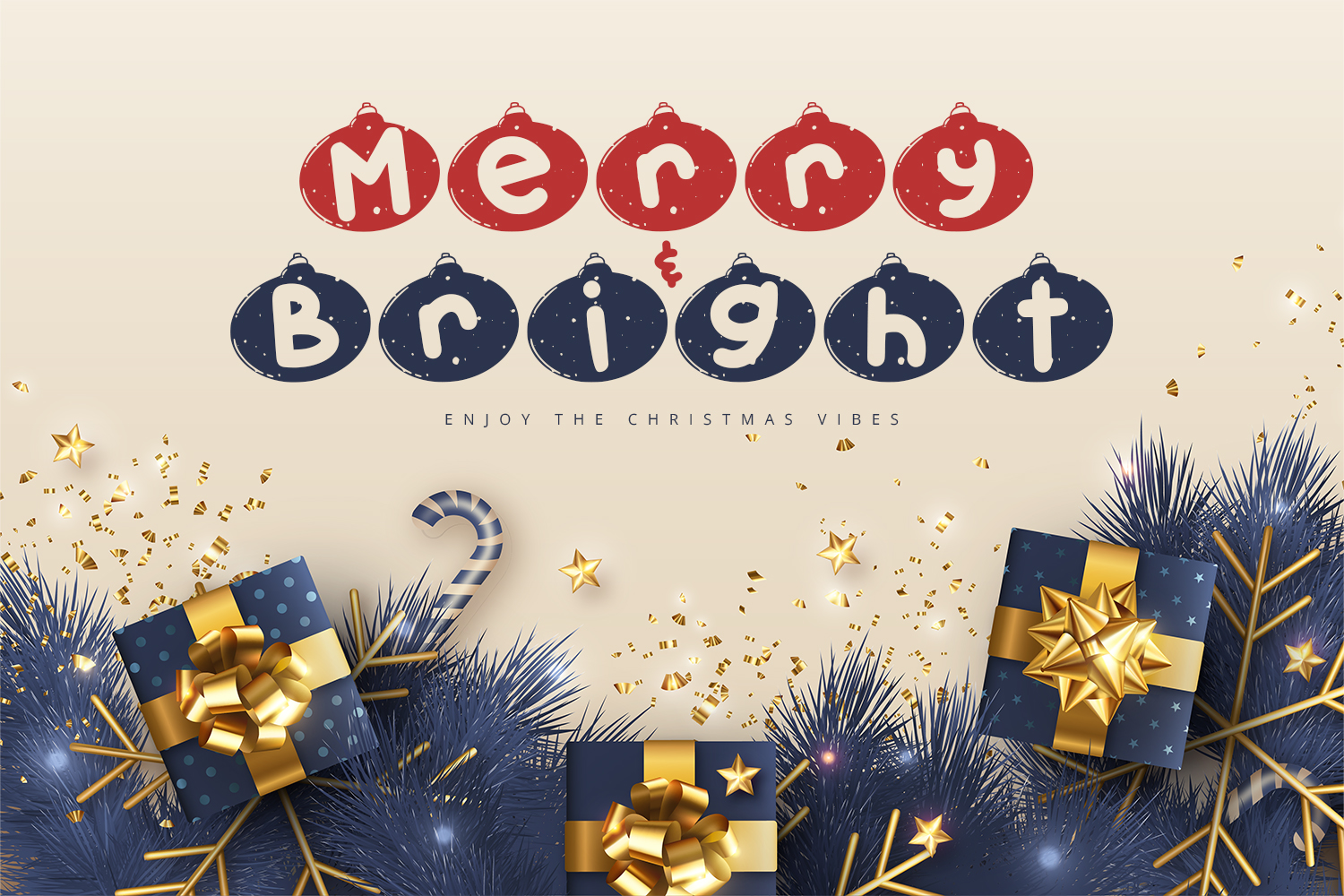 Snow Bells Font preview image 2