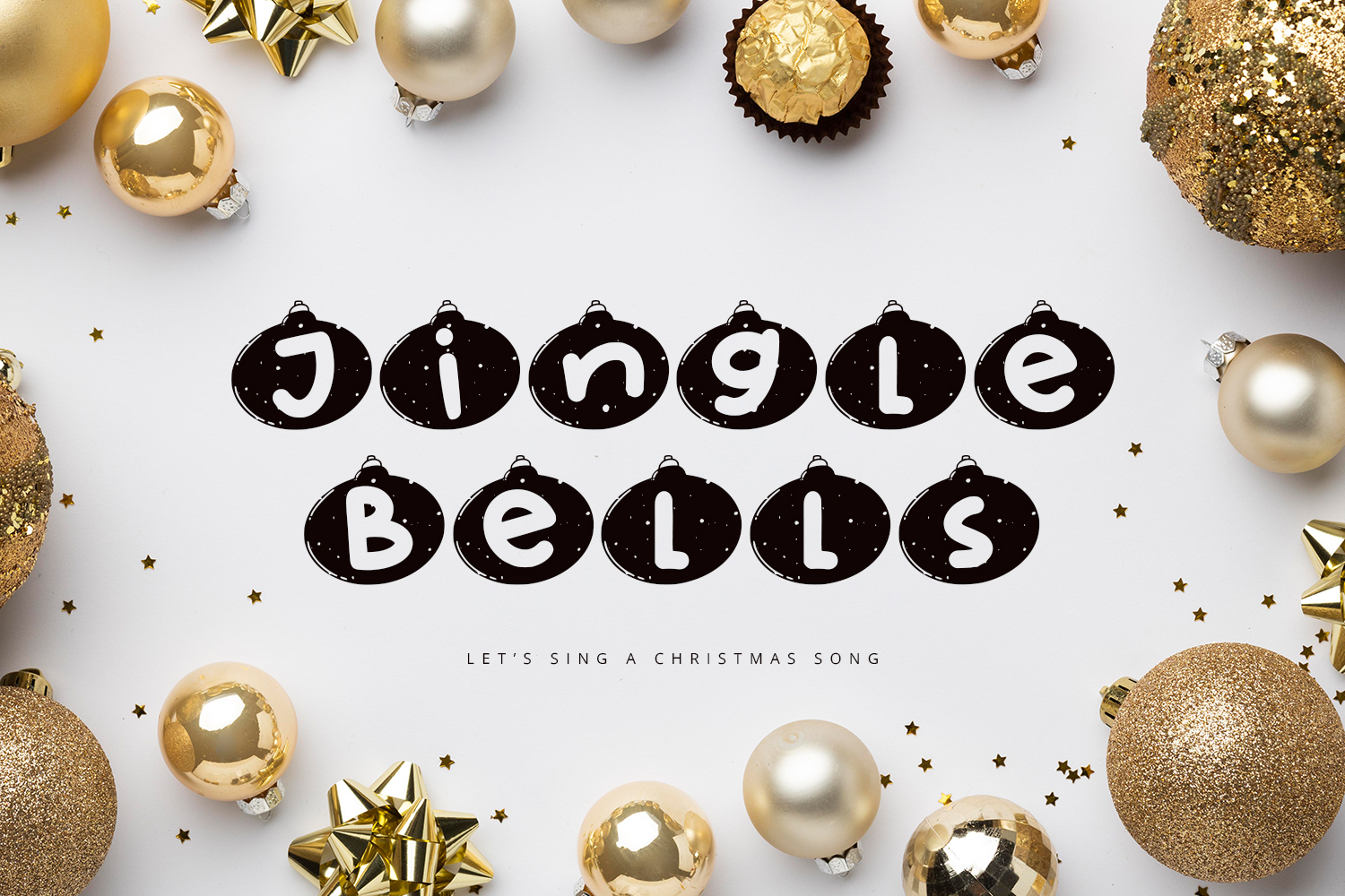 Snow Bells Font preview image 5