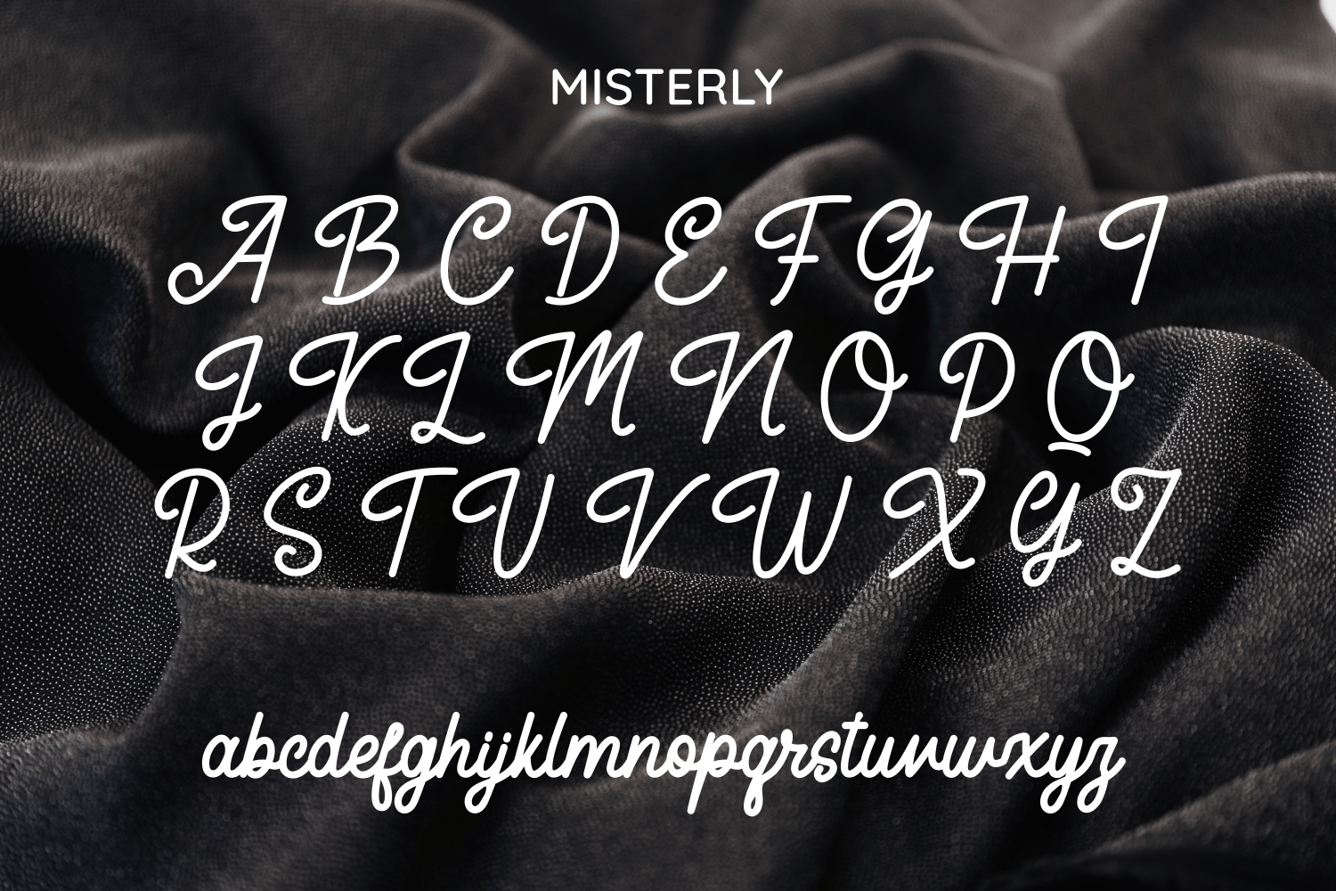 Misterly Font preview image 4