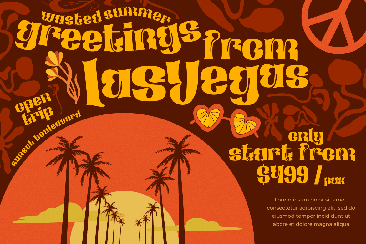 Xagetif Font preview image 3