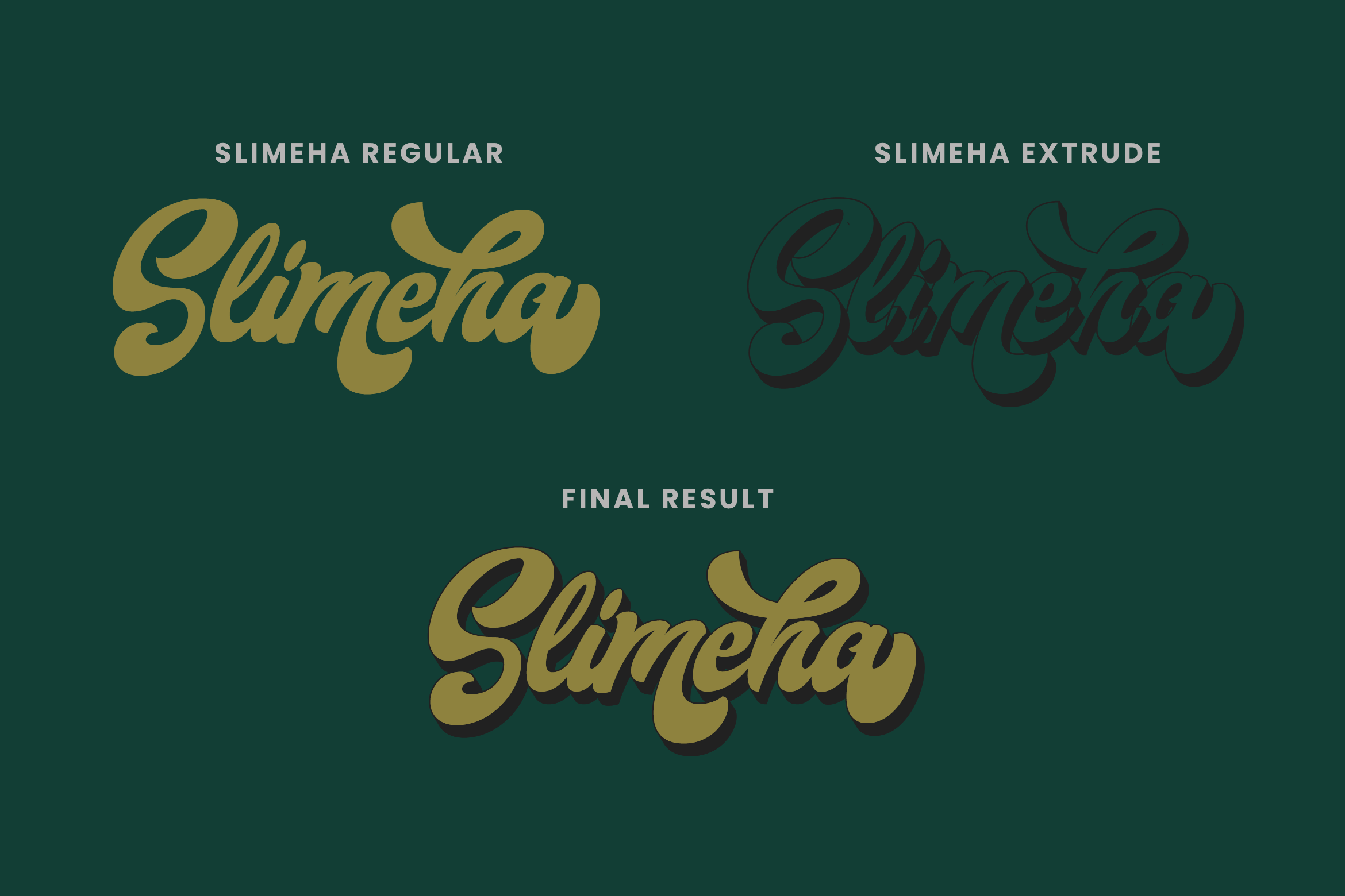 Slimeha Font preview image 2