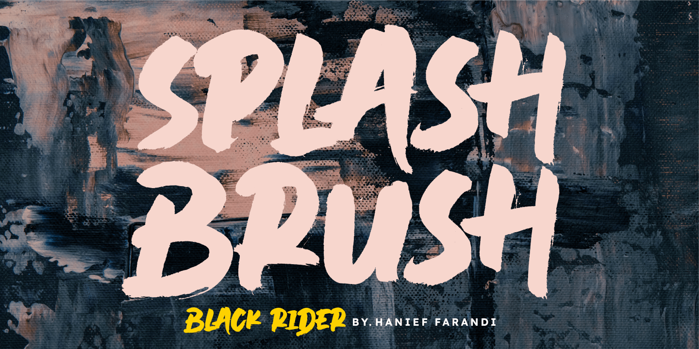 Black Rider Font preview image 5