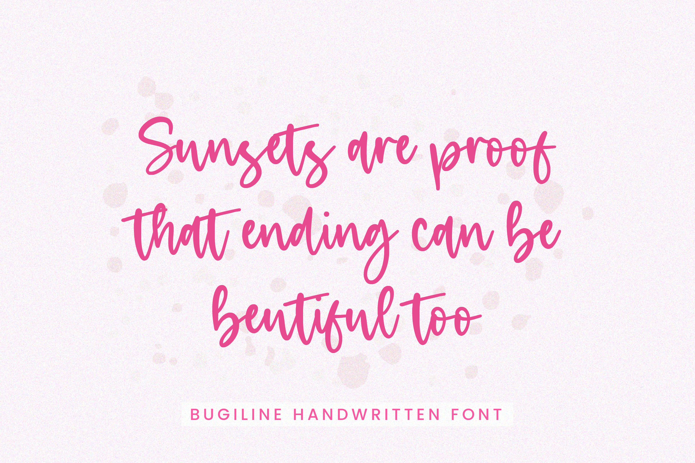Bugiline Font preview image 4