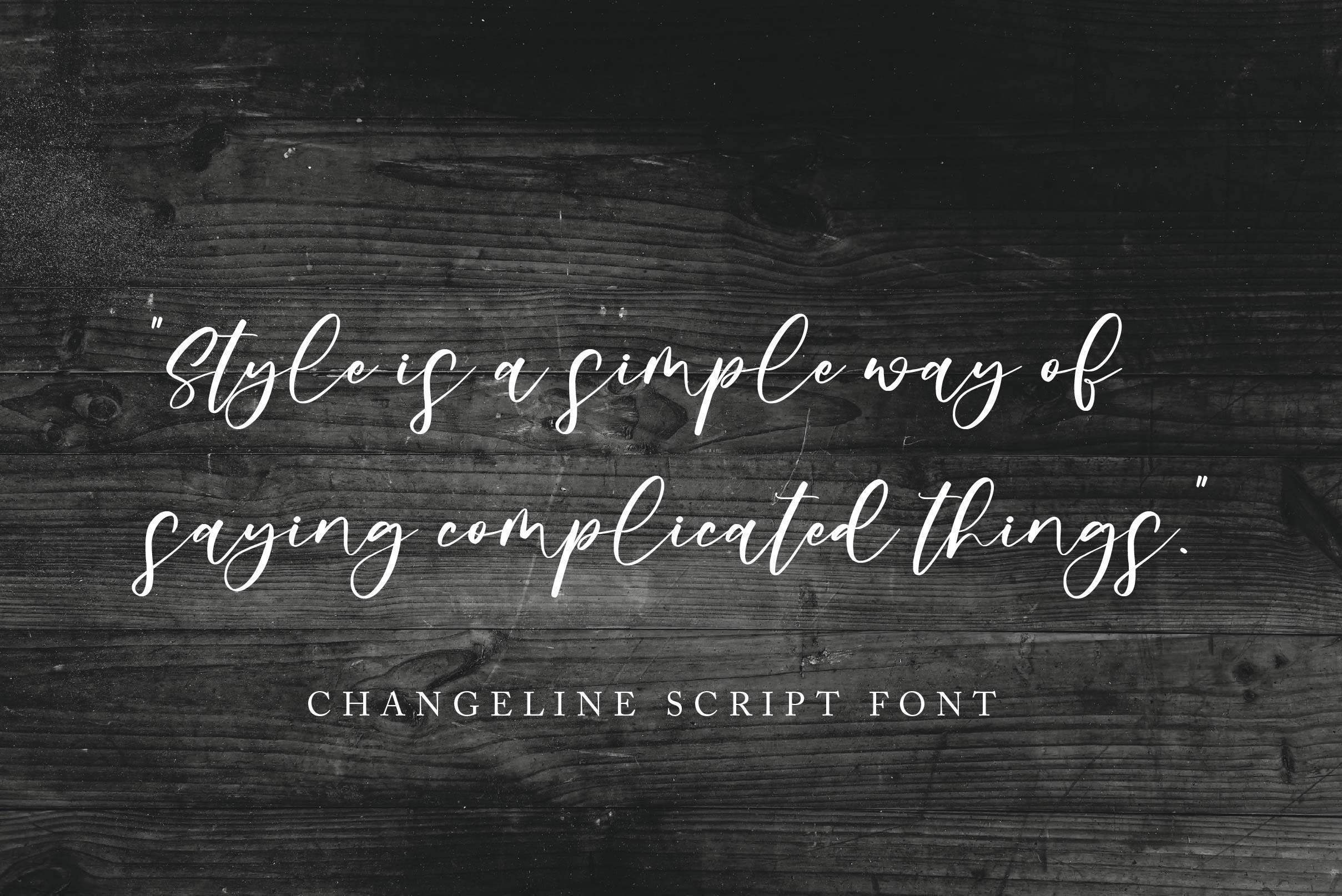 Changeline Font preview image 4