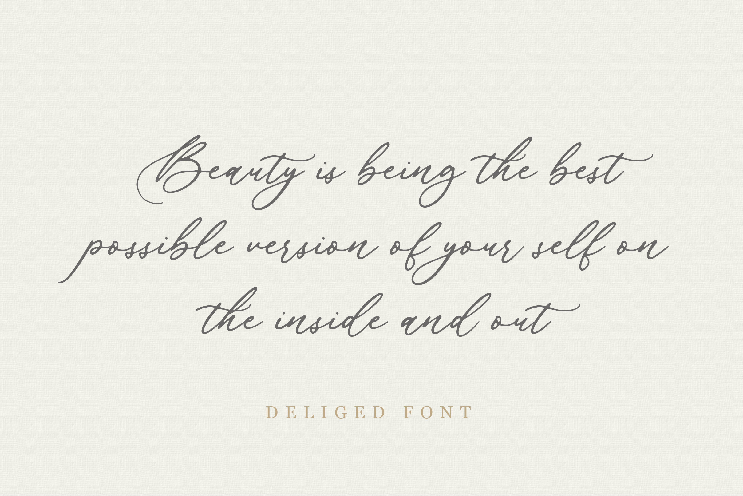 Deliged Font preview image 5