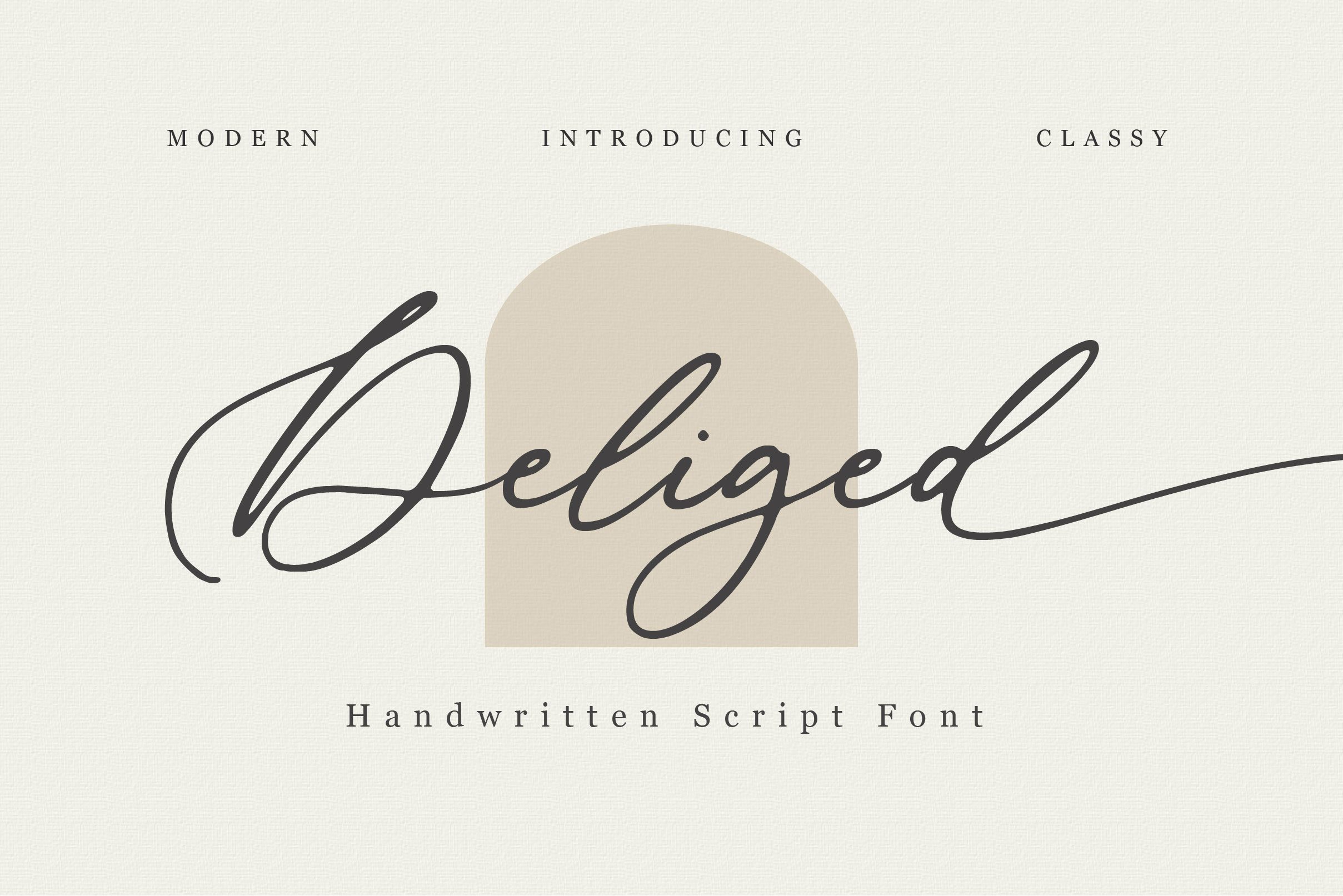 Deliged Script Font