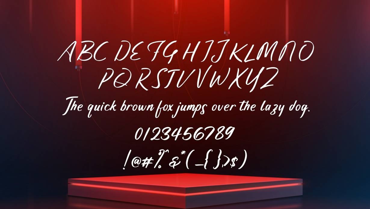 Edward Script Font preview image 5