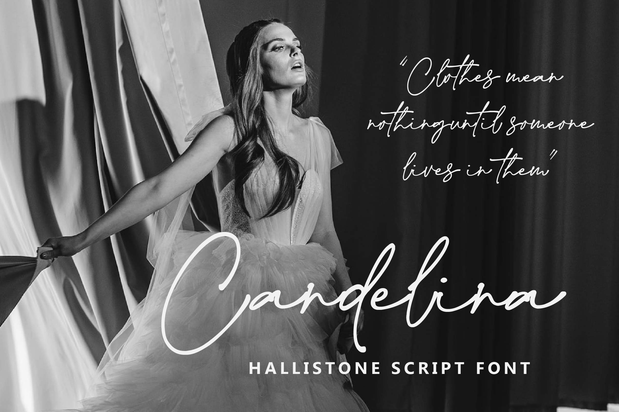 Hallistone Font preview image 2