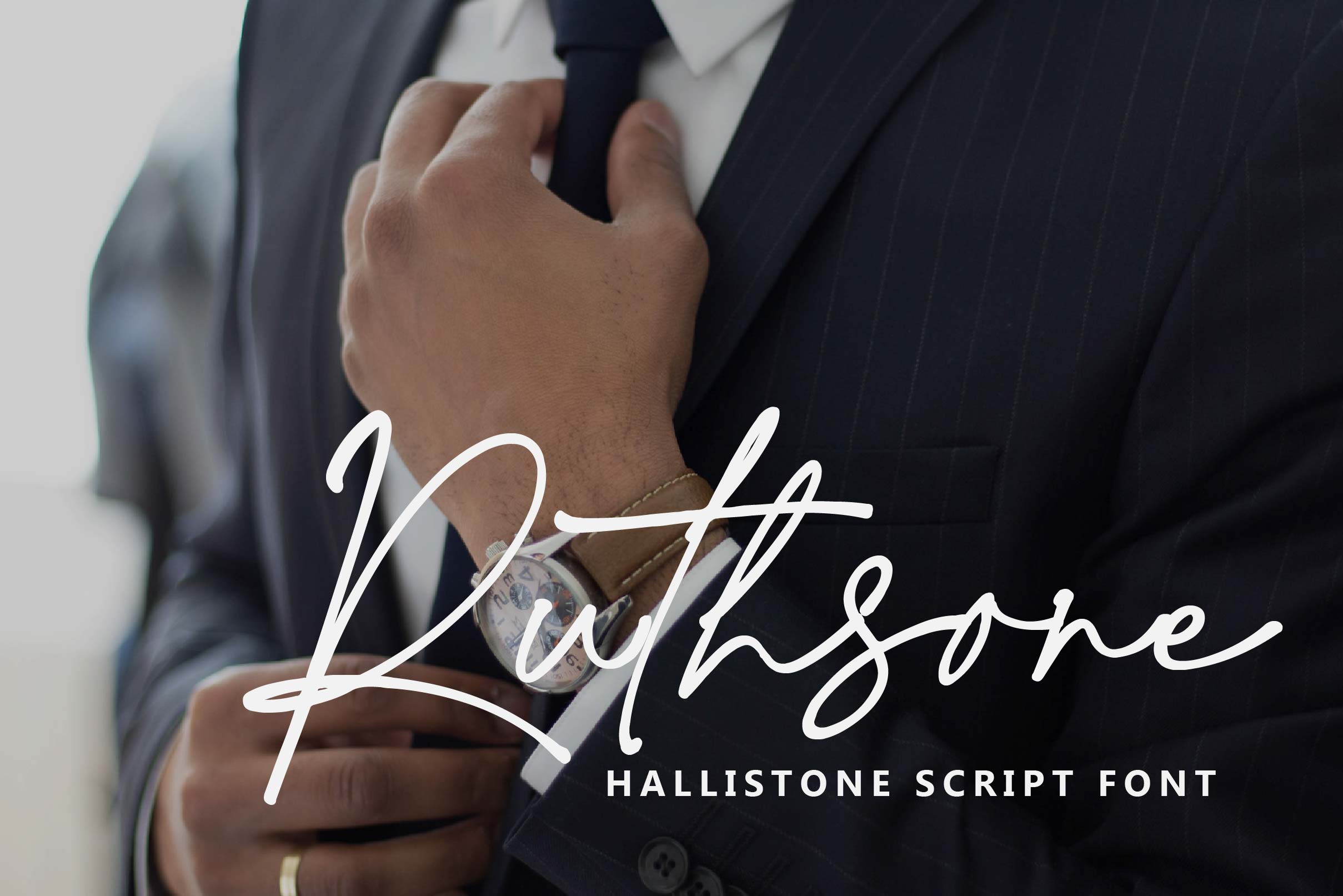 Hallistone Font preview image 3