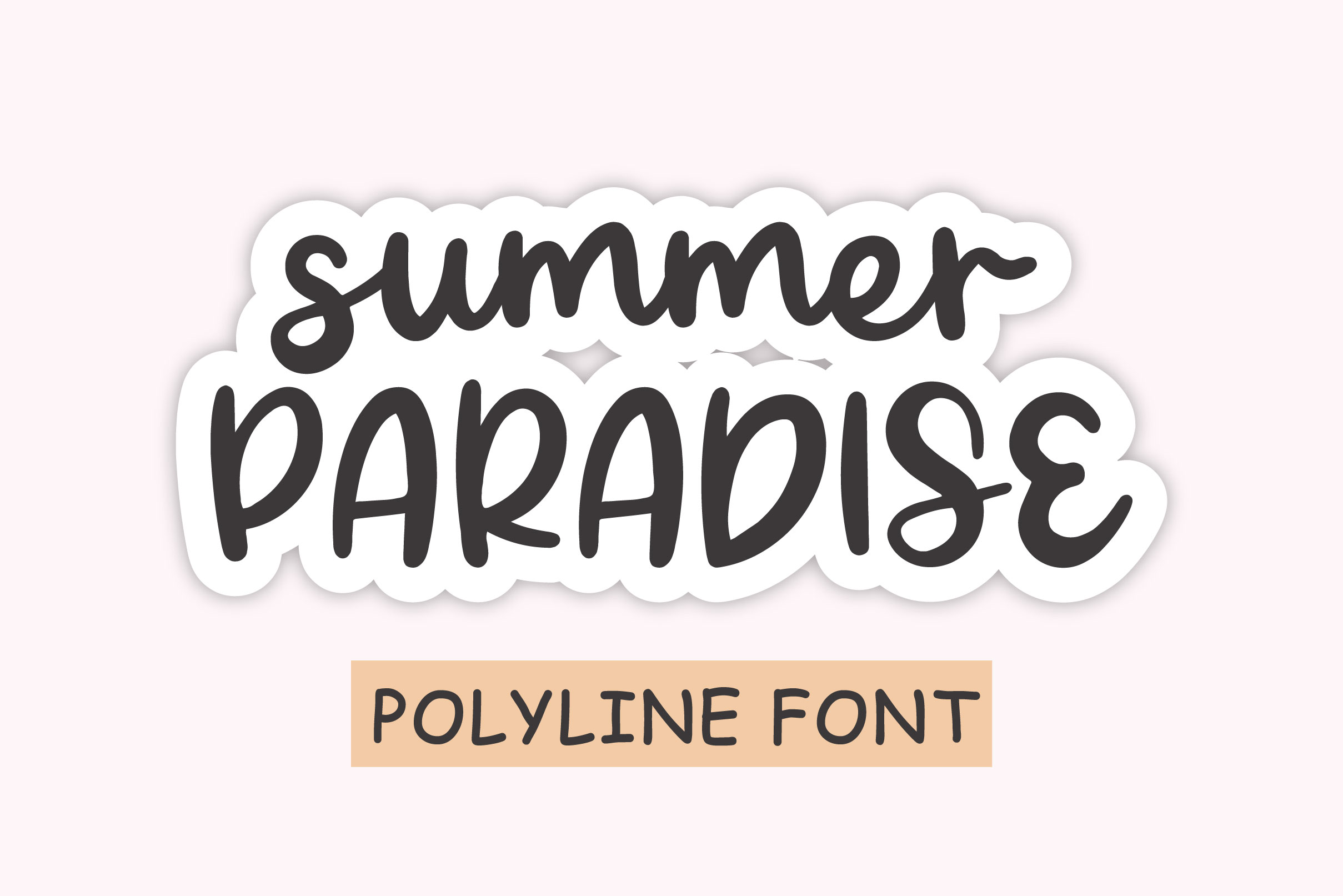 Polyline Font preview image 2