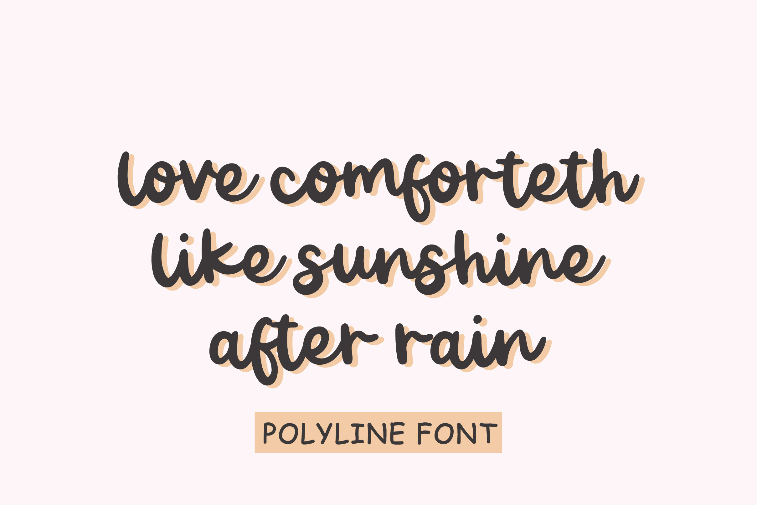 Polyline Font preview image 3