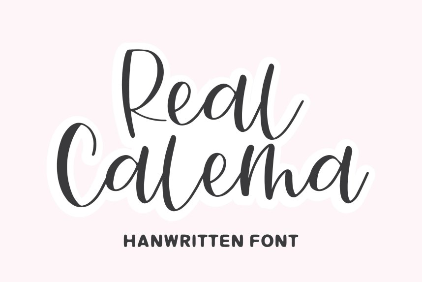 Real Calema Script Font
