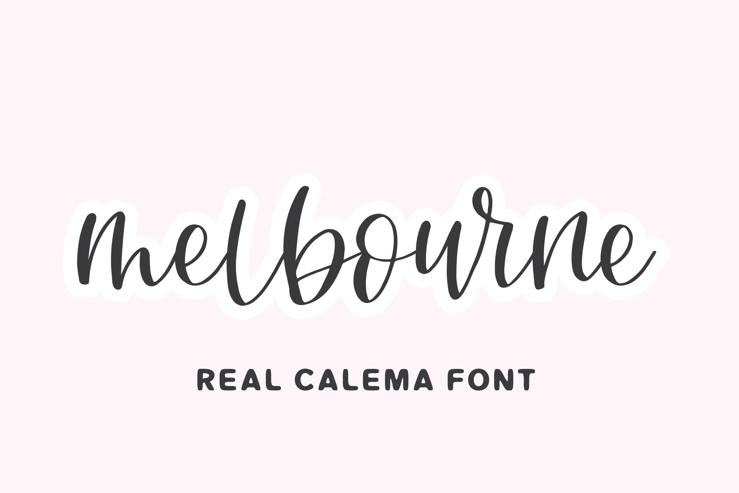 Real Calema Font preview image 3