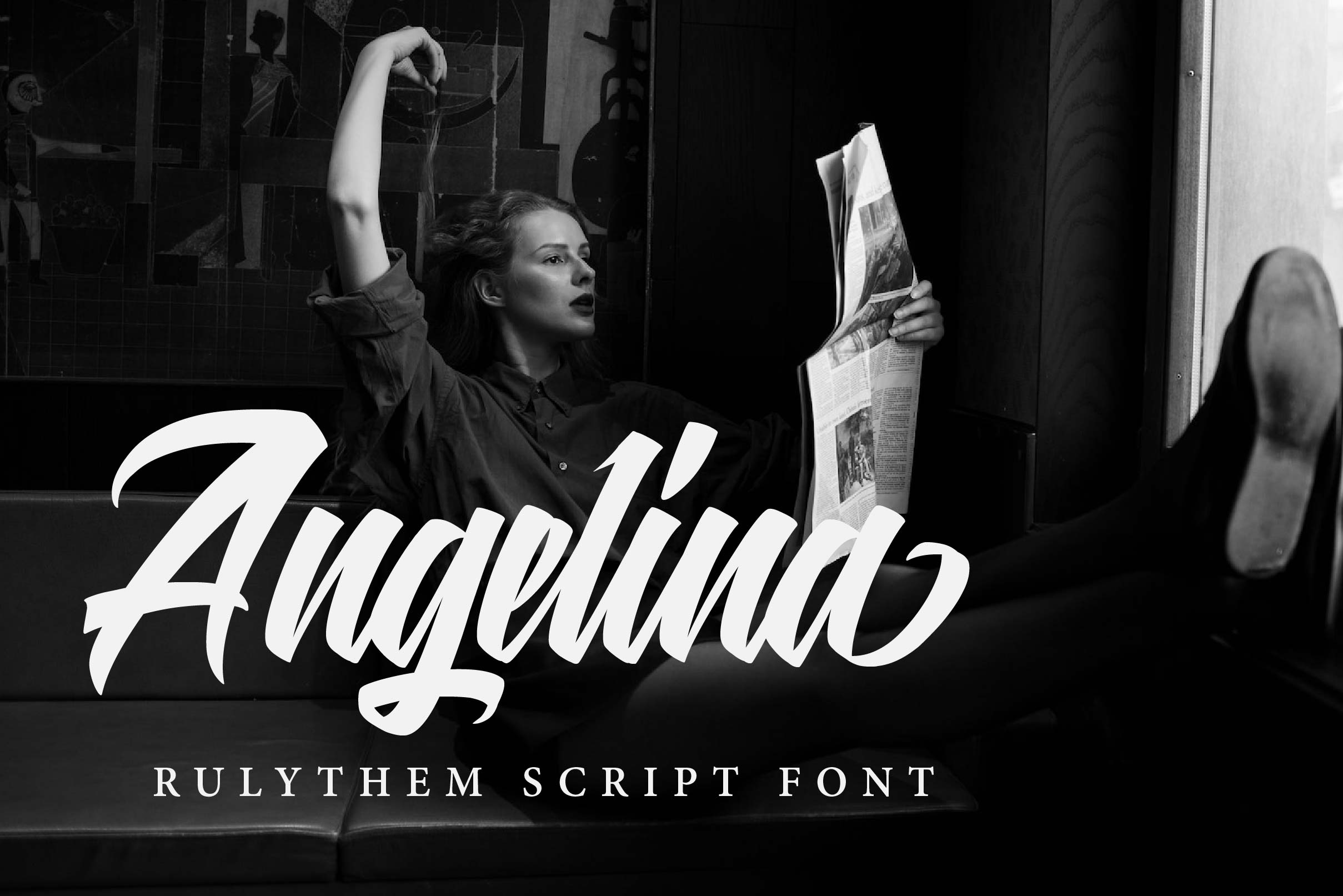 Rulythem Font preview image 2
