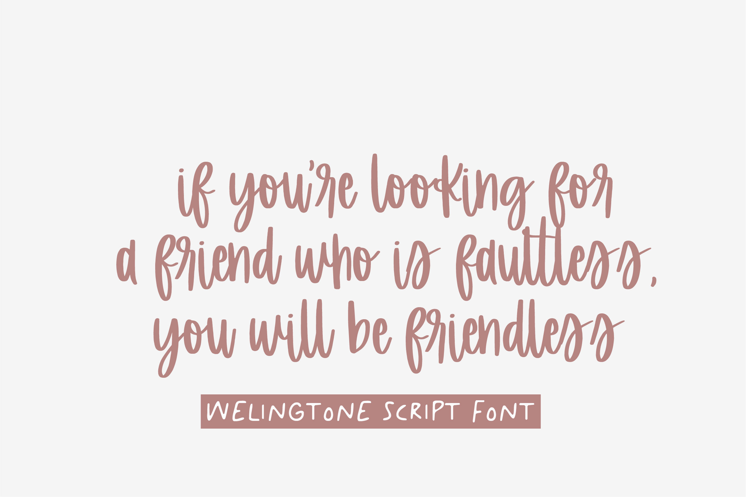 Welingtone Font preview image 3