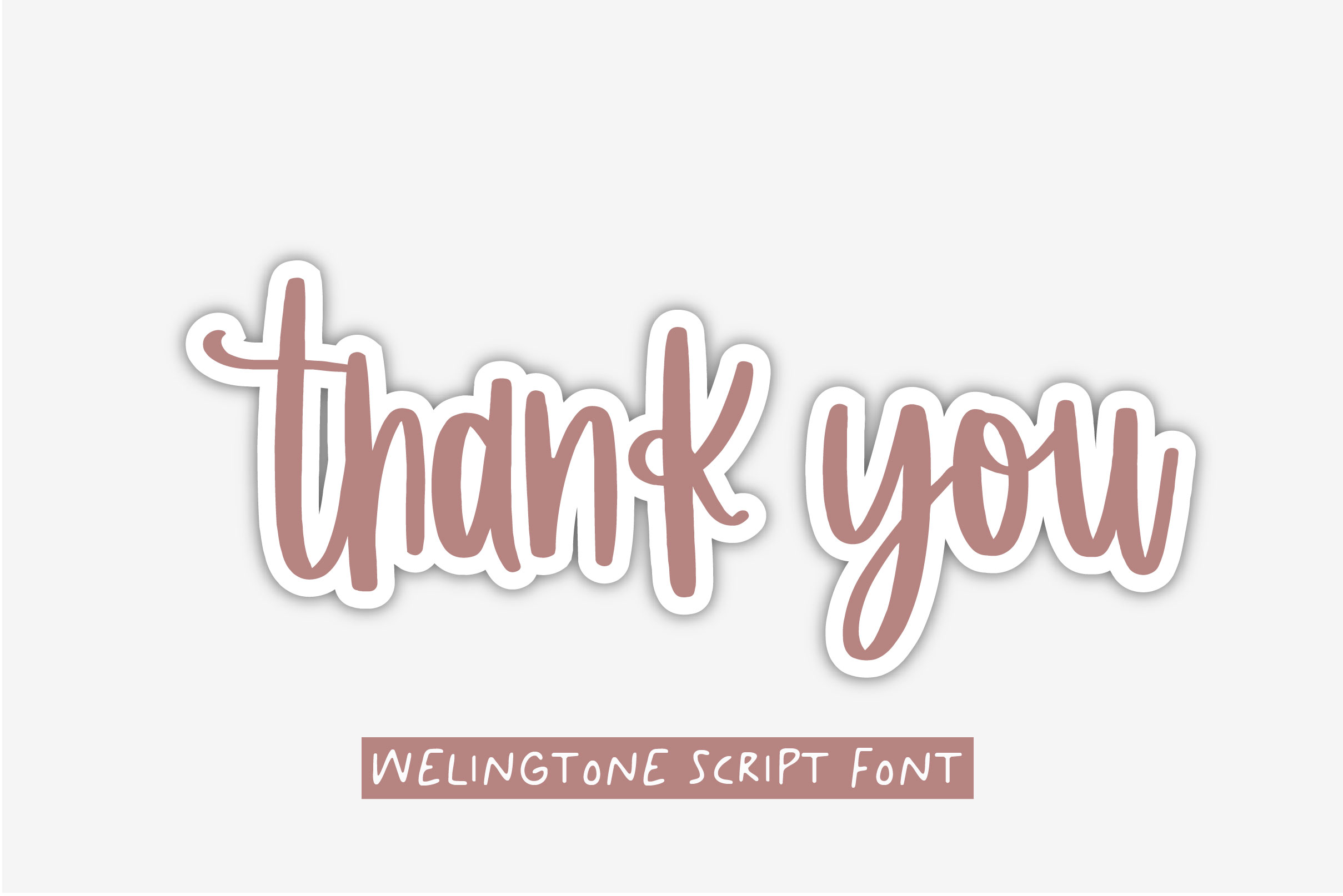 Welingtone Font preview image 4