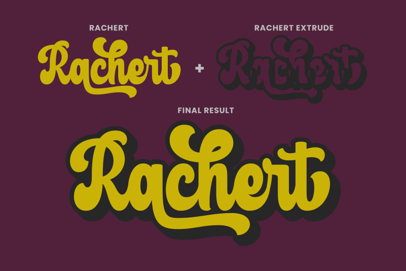 Rachert Font preview image 2