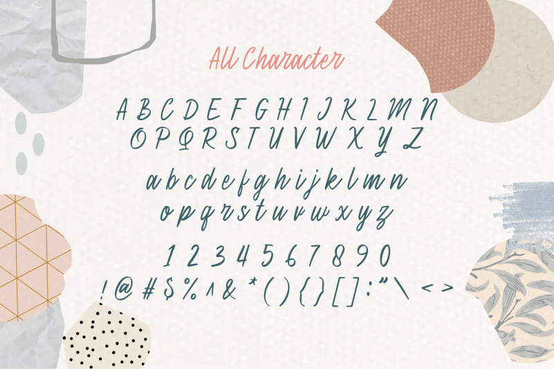 Yellow Skies Font preview image 4