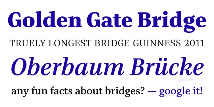 Bridge Text Font Family preview image 3