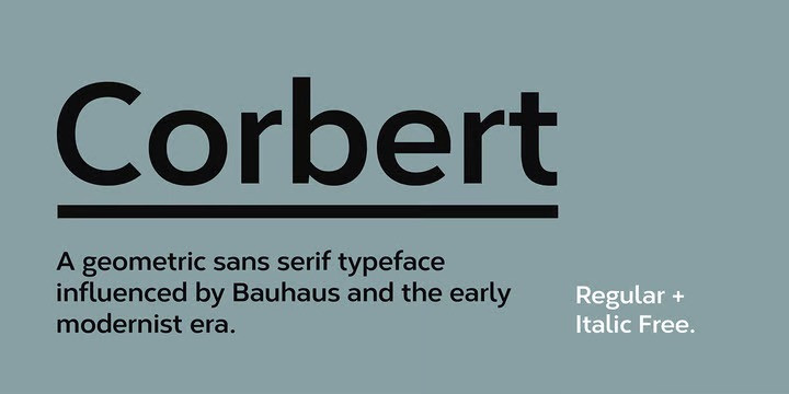 Corbert Font Family preview image 1