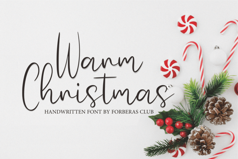 Warm Christmas Script Font