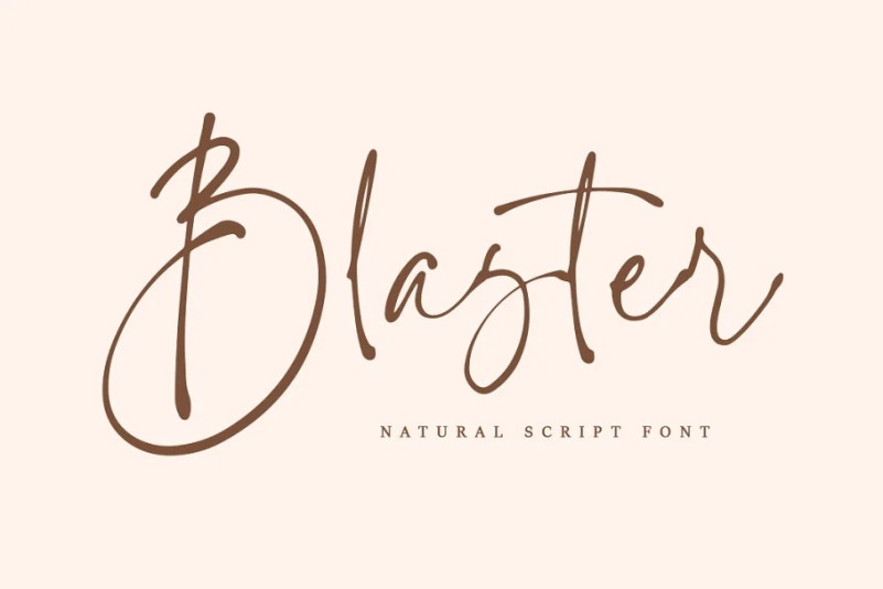 Blaster Handwritten Typeface