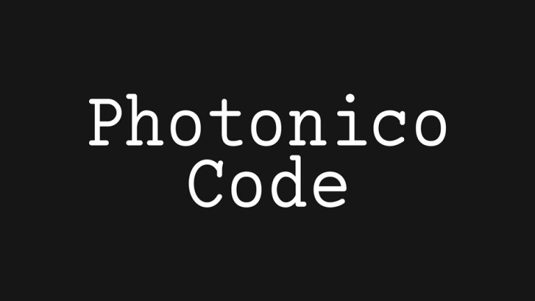 Photonico Code Font